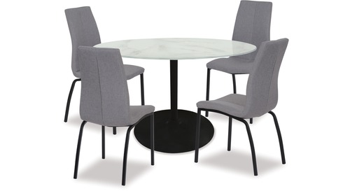 Tarifa Dining Table & Asama Chairs x 4